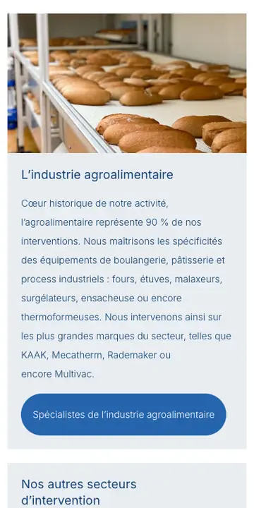 Écran mobile, maintenance industrielle